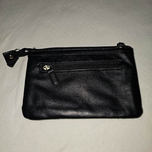 Leather Multipockets 3 Divider Long wallet - Picture 8 of 10